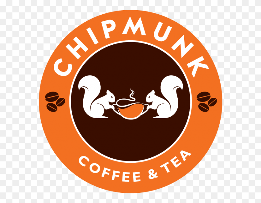 593x594 Chipmunk 800x1132 Chipmunk Coffee Amp Tea, Label, Text, Logo HD PNG Download