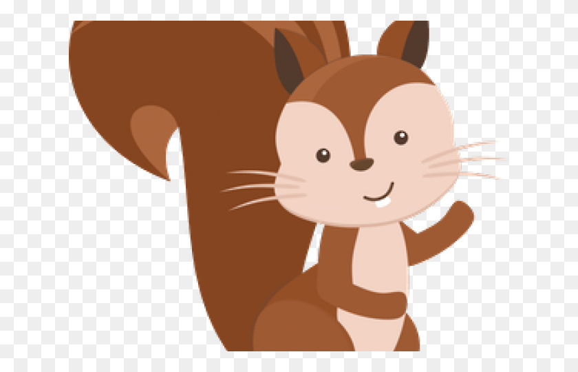 640x480 Chipmunk Clipart Forest Squirrel Cartoon Cute Transparent, Animal, Mammal, Rodent HD PNG Download