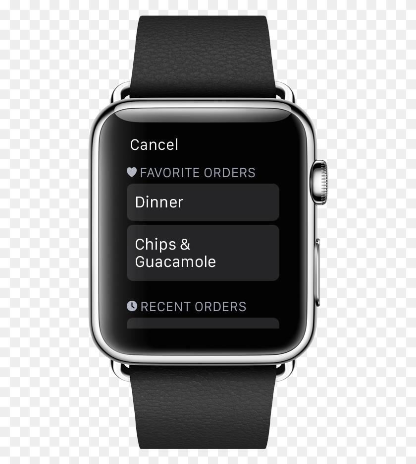 486x875 Chipotle For Apple Watch Order2 Apple Watch Water Drop, Mobile Phone, Phone, Electronics HD PNG Download