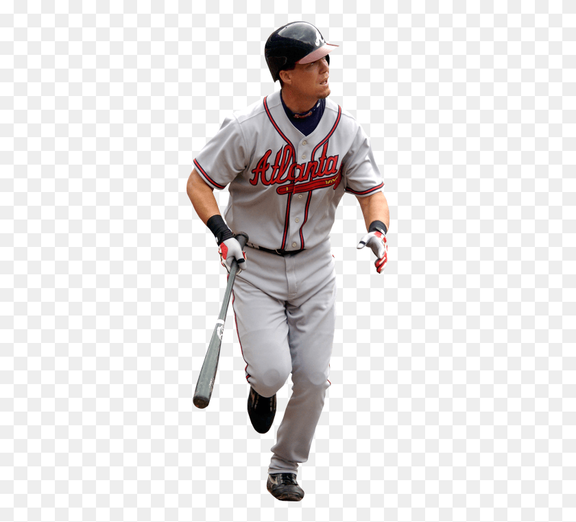 297x701 Descargar Png / Chipper Jones Png