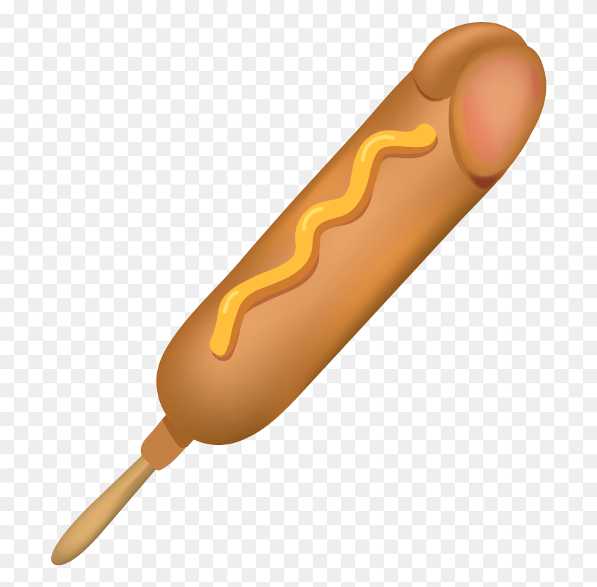 698x767 Chippmojiscomingsoon Hashtag On Twitter Corn Dog, Food, Hot Dog, Ketchup HD PNG Download