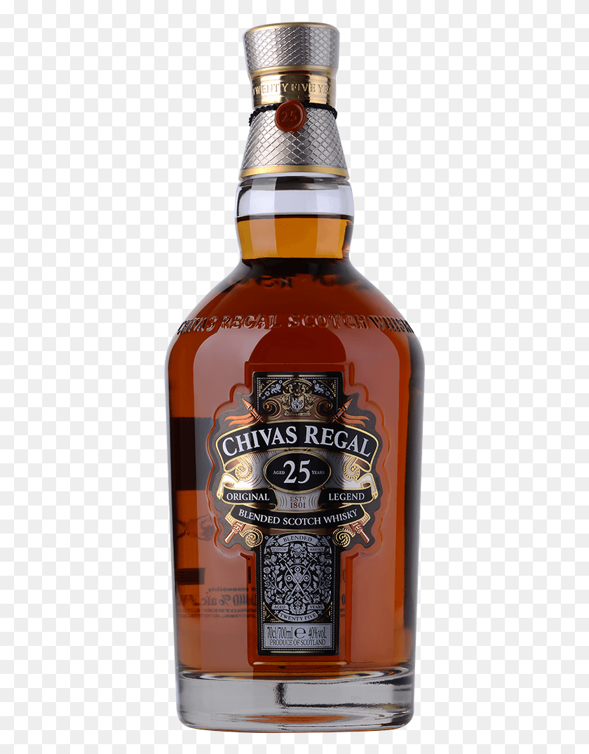 373x1014 Chivas Regal 25 Year Old Blended Scotch 70Cl Chivas Regal, Licor, Alcohol, Bebida Hd Png