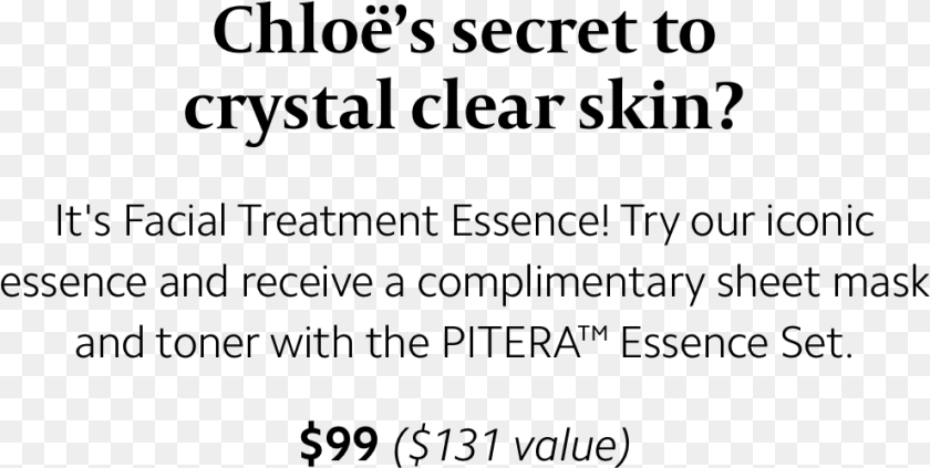 991x499 Chloe S Secret To Crystal Clear Skin It S Facial Treatment Printing, Gray PNG