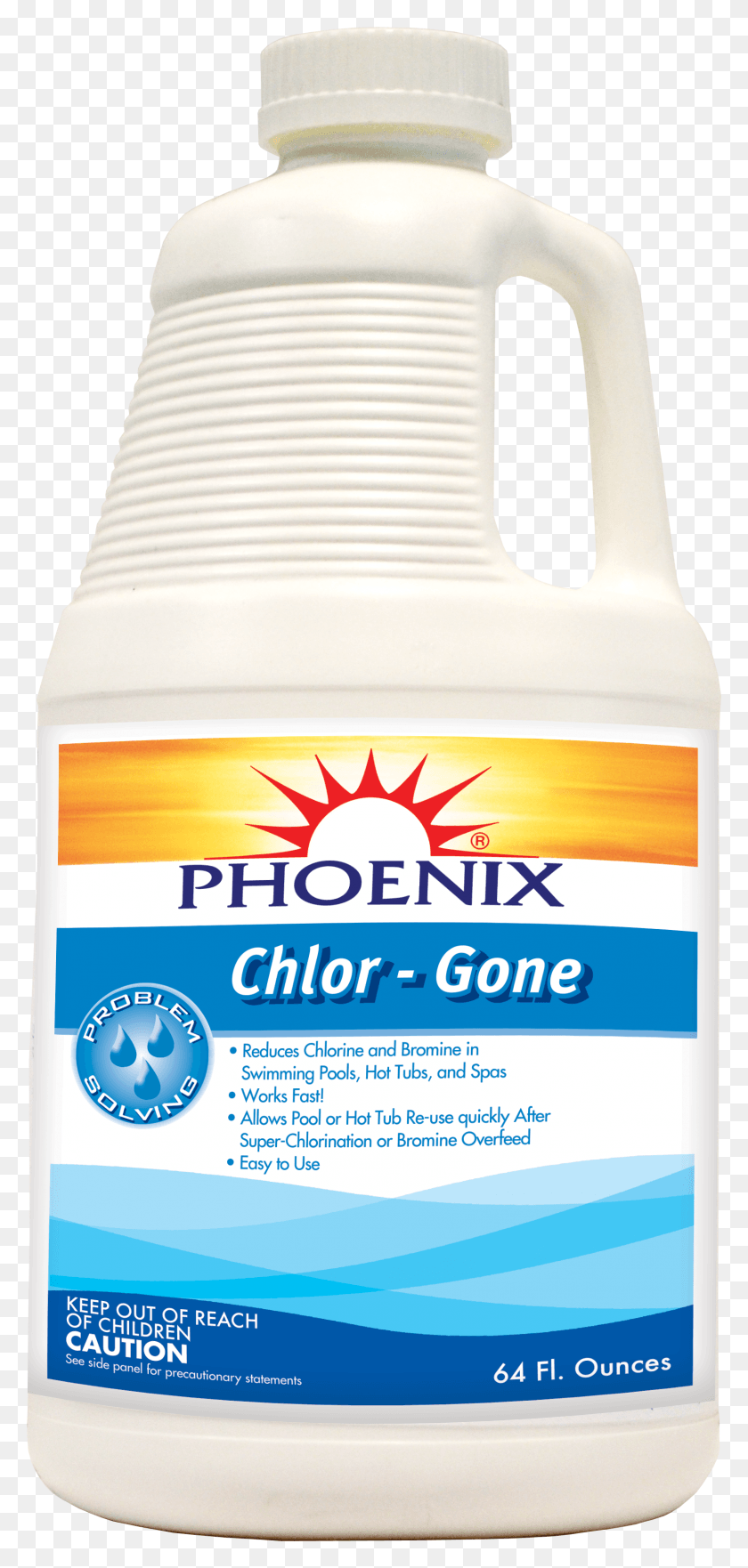 1629x3555 Chlor Gone 1 2 Gallon Personal Care, Label, Text, Food HD PNG Download