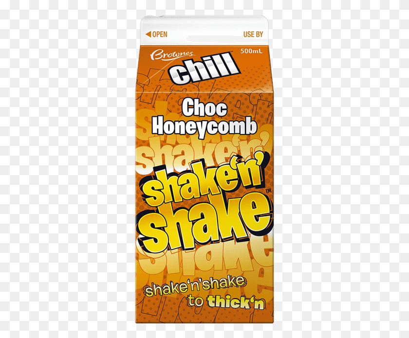 288x635 Descargar Png Choc Honeycomb Shake N Shake Chill, Word, Texto, Cartel Hd Png