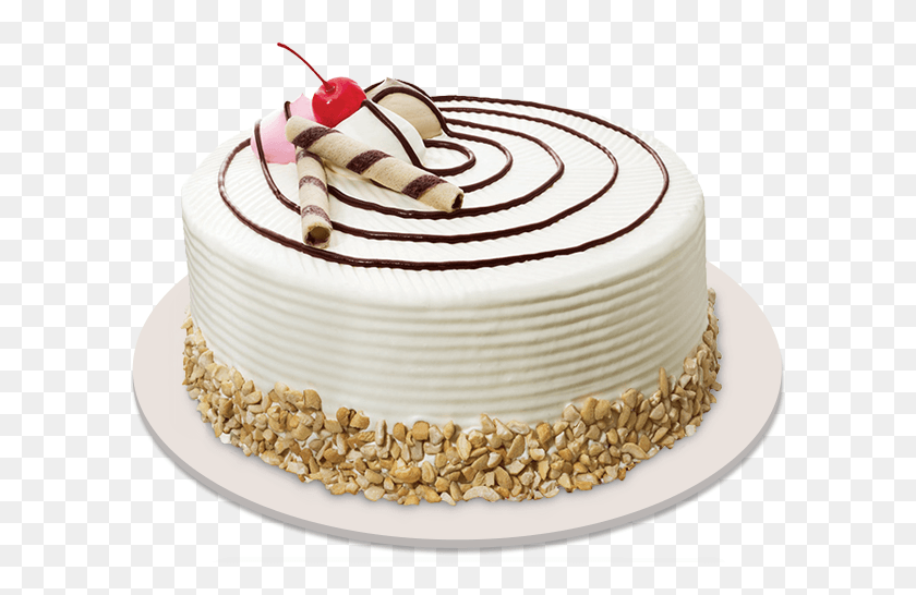 603x486 Choco Banana Split Birthday Cake, Cake, Dessert, Food HD PNG Download