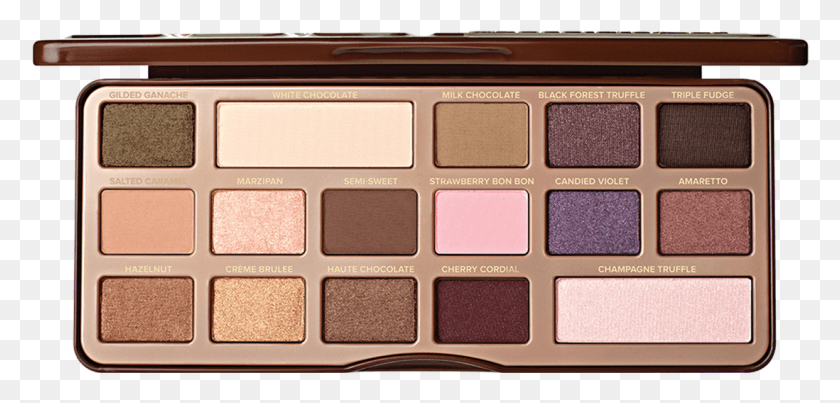 1098x484 Chocolate Bar Too Faced Chocolate Bar Palette, Paint Container, Computer Keyboard, Computer Hardware HD PNG Download