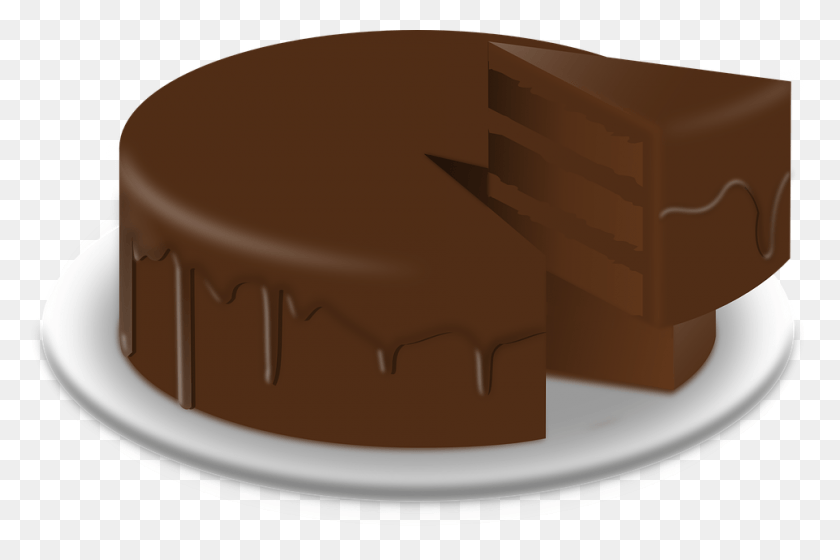 960x616 Chocolate Cake Clipart Chocolate Dessert Chocolate Cake Clipart, Food, Cake, Icing HD PNG Download