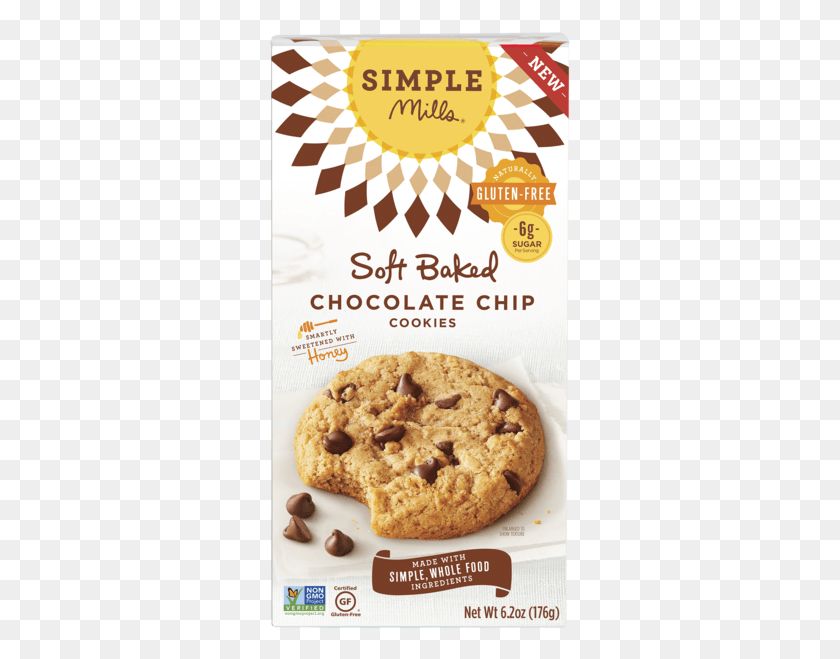 301x599 Chocolate Chip Cookie, Food, Biscuit, Advertisement HD PNG Download