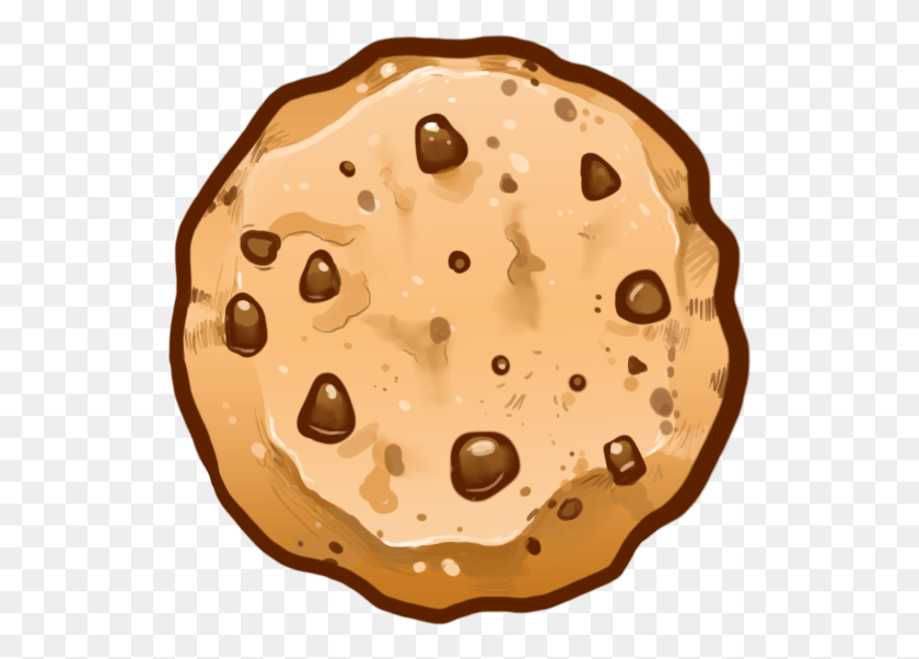 535x542 Chocolate Chip Cookie, Egg, Food, Biscuit HD PNG Download