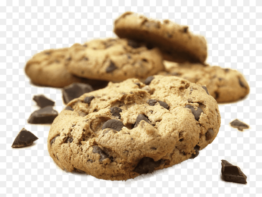 870x637 Chocolate Chip Cookie Psd, Fungus, Food, Biscuit HD PNG Download