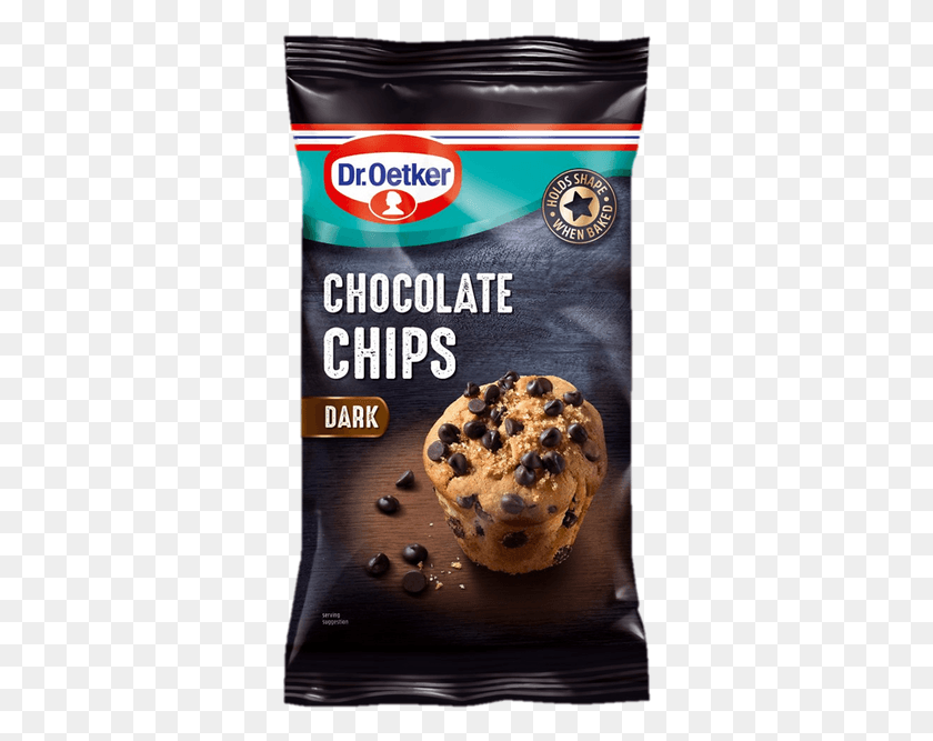 333x607 Chocolate Chips Chocolate Chunks Dr Oetker, Dessert, Food, Muffin HD PNG Download