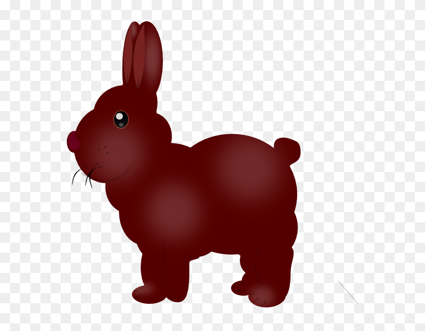 576x595 Chocolate Colored Bunny Svg Clip Arts 576 X 595 Px, Toy, Rodent, Mammal HD PNG Download