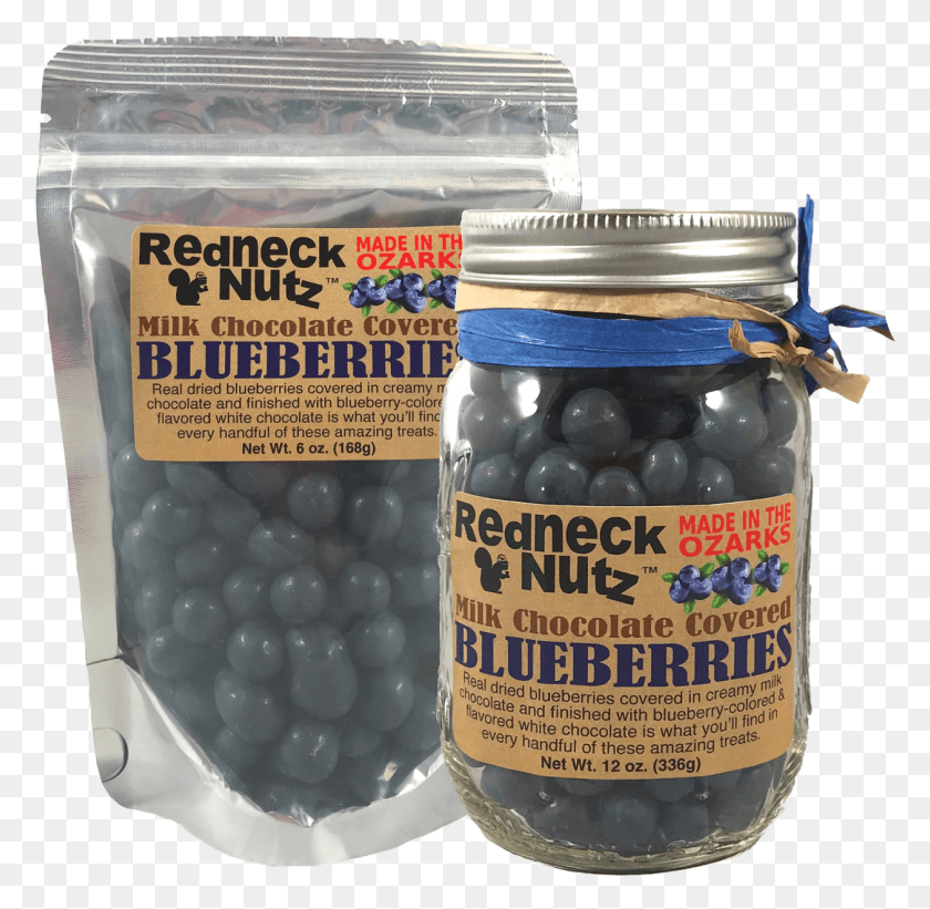 1258x1228 Chocolate Covered Blueberries Blueberry, Jar, Plant, Food Descargar Hd Png