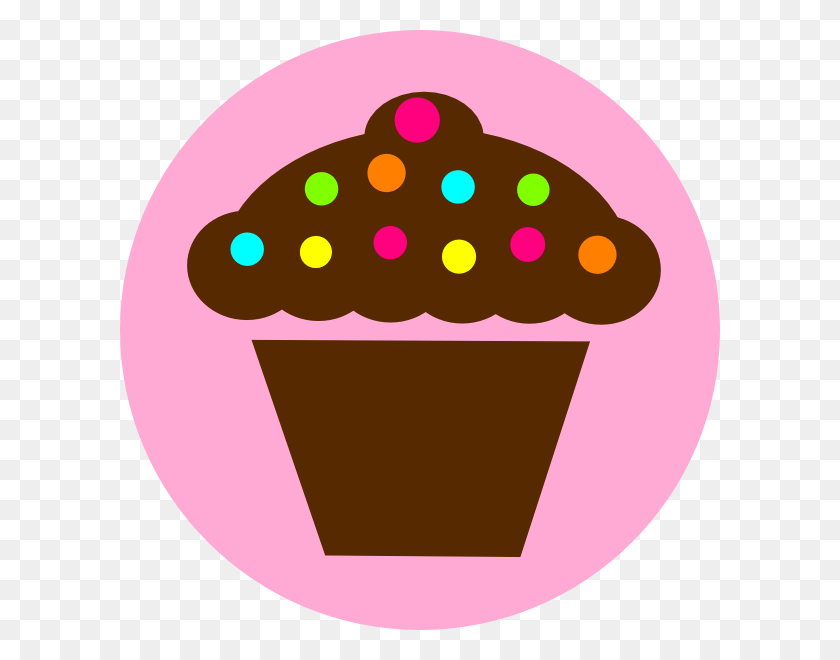 600x600 Chocolate Cupcakes Clipart Food Icon Pink, Rug, Food, Dessert HD PNG Download