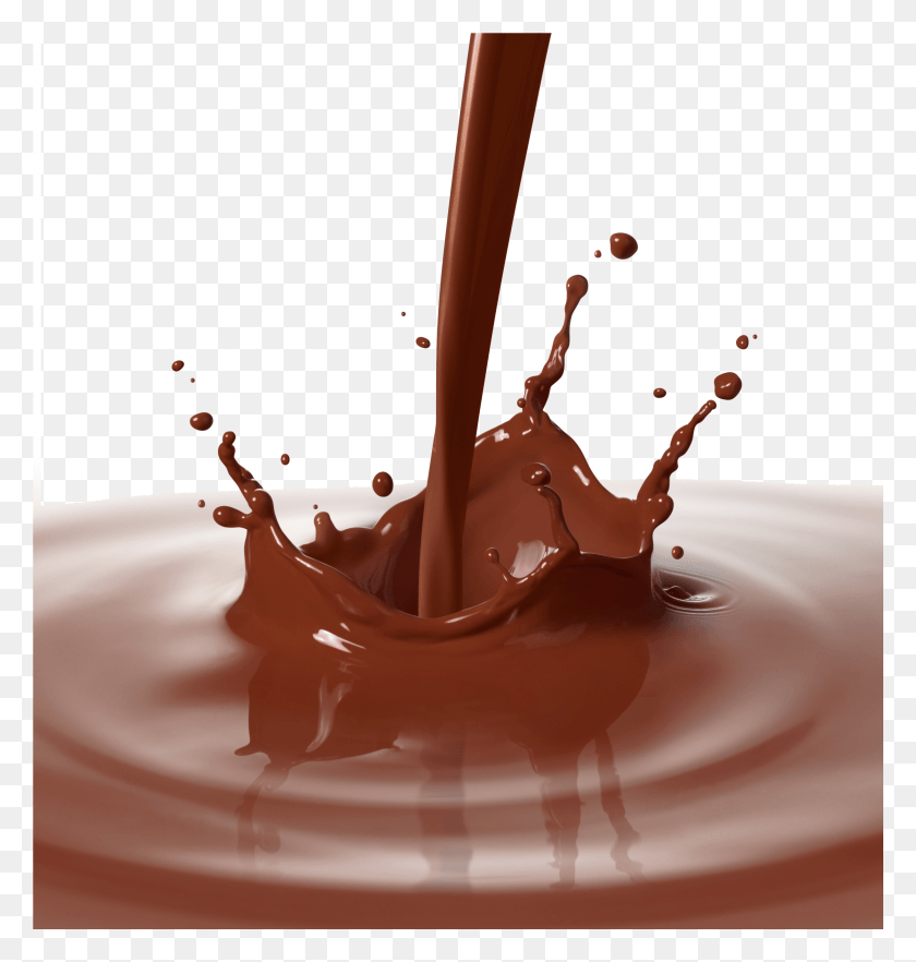 2768x2919 Chocolate Dripping Chocolate Splash, Dessert, Food, Sweets HD PNG Download