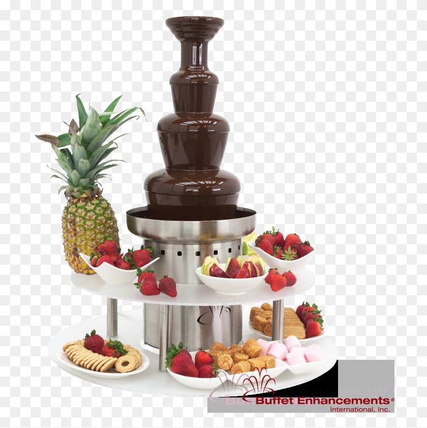 712x781 Chocolate Fountain Transparent Chocolate Fountain, Wedding Cake, Cake, Dessert HD PNG Download