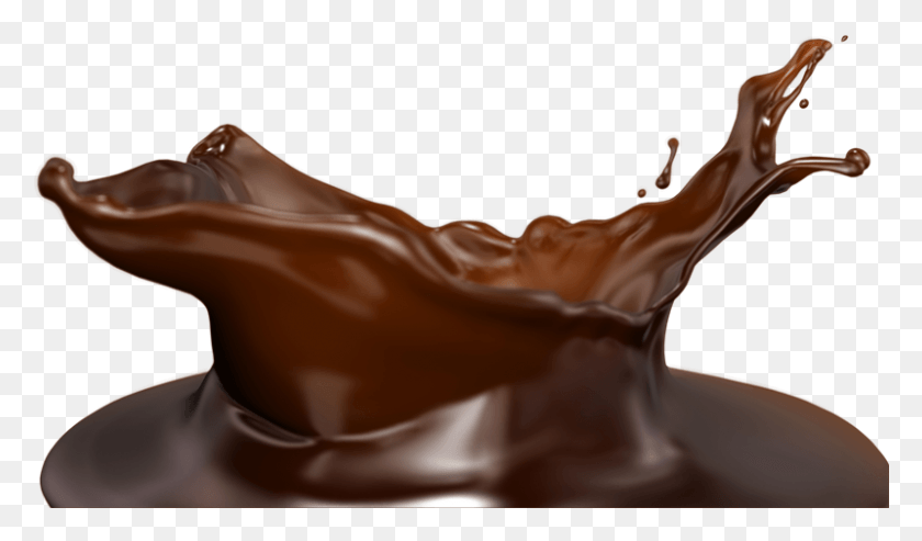 800x445 Chocolate Free Image Dark Chocolate Splash, Sweets, Food, Confectionery HD PNG Download