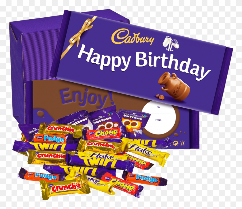 1194x1020 Chocolate Gifts Happy Birth Day Gift, Box, Food, Advertisement HD PNG Download