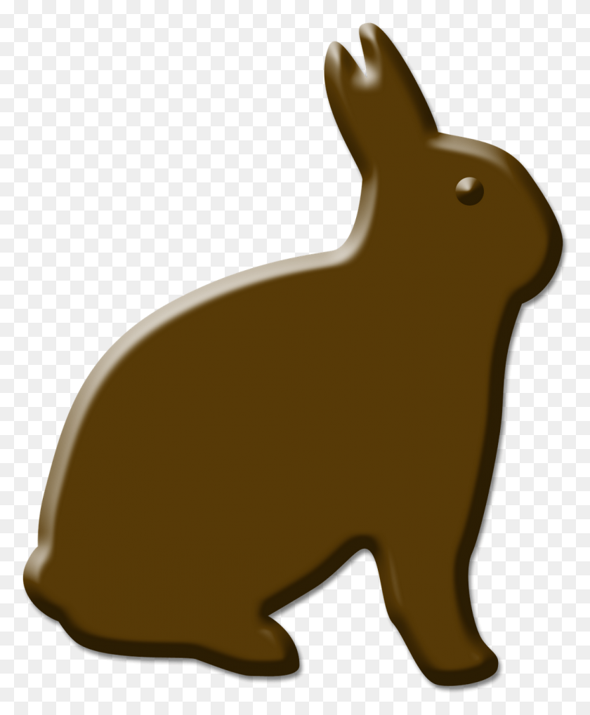 1058x1302 Chocolate Rabbit Clipart Rabbit, Mammal, Animal, Rodent HD PNG Download