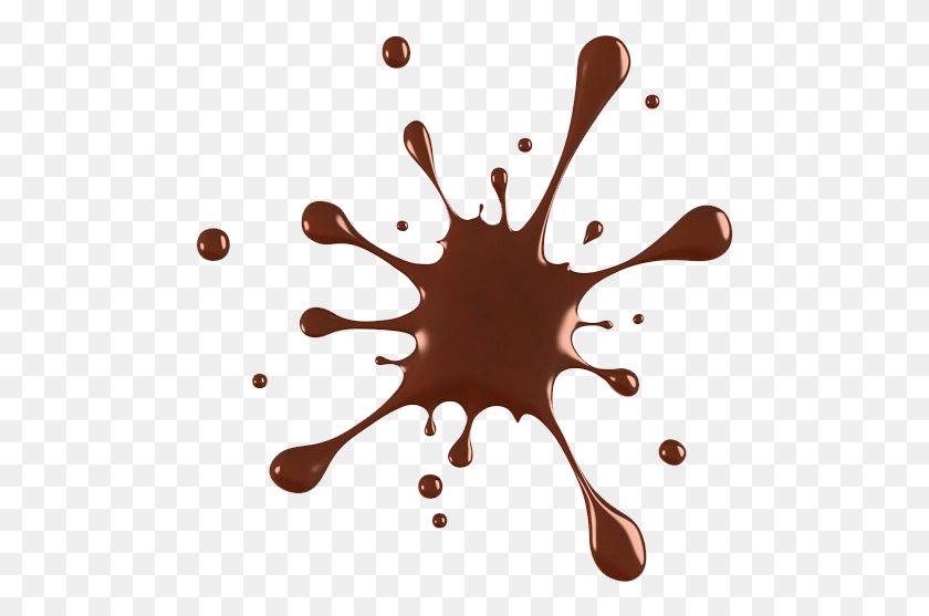 487x497 Chocolate Splash Free Mart Red Paint Chocolate Vector Splash, Sweets, Food, Confectionery HD PNG Download