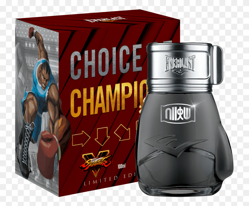 739x634 Choice Of Champions Street Fighter Shoryuken Everlast Perfume Street Fighter, Bottle, Person, Human HD PNG Download