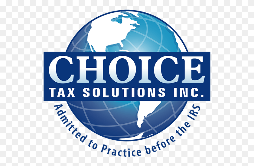 553x489 Choice Tax Solutions Logo Globe, Outer Space, Astronomy, Universe HD PNG Download