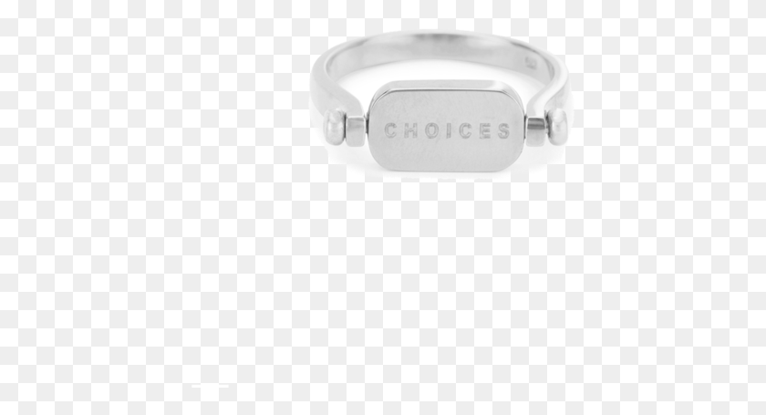 423x395 Choices Flip Ring Silver Titanium Ring, Couch, Furniture, Platinum HD PNG Download