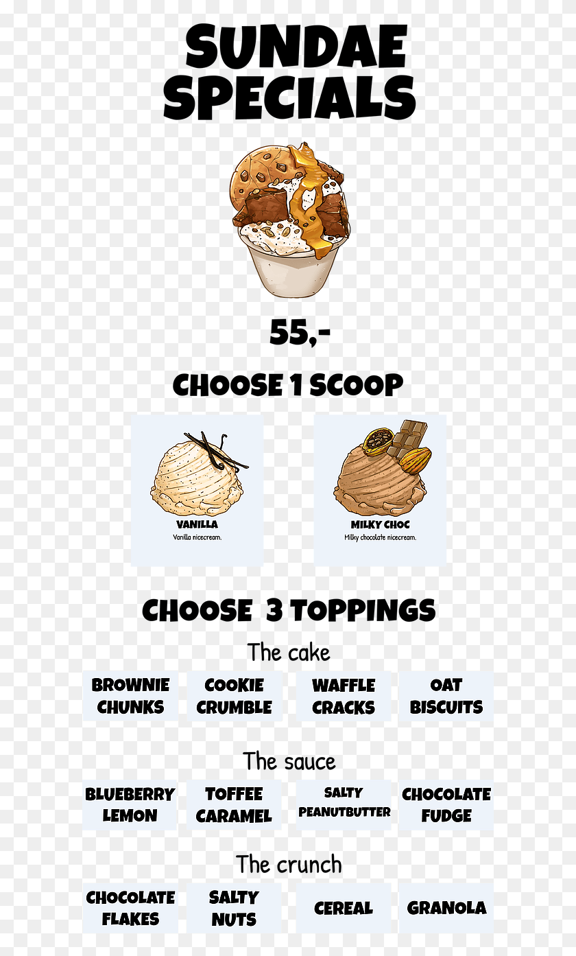 601x1333 Choose A Signature Scoop For 65 Ice Cream, Plant, Text, Label HD PNG Download