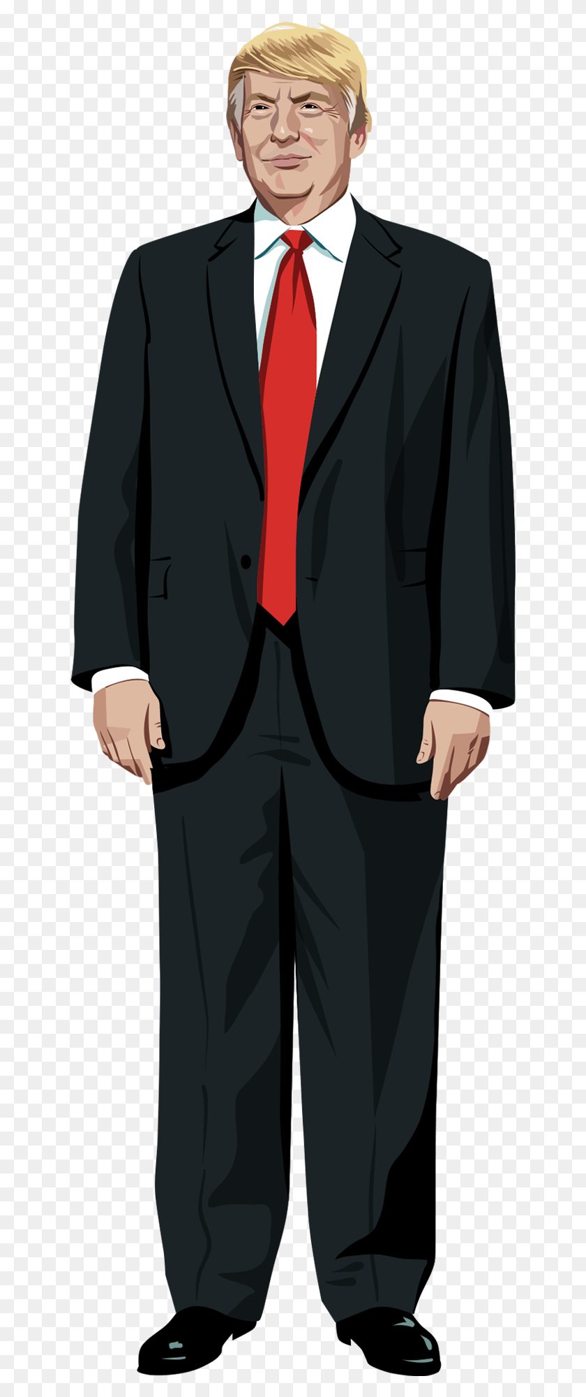 639x1940 Choose Another Candidate Donald Trump Full Body, Suit, Overcoat, Coat HD PNG Download