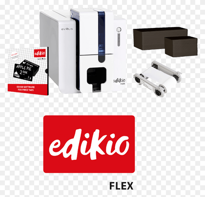 817x784 Choose The Most Suitable Solution According To Your Evolis Edikio Flex, Adapter, Text, Plug HD PNG Download