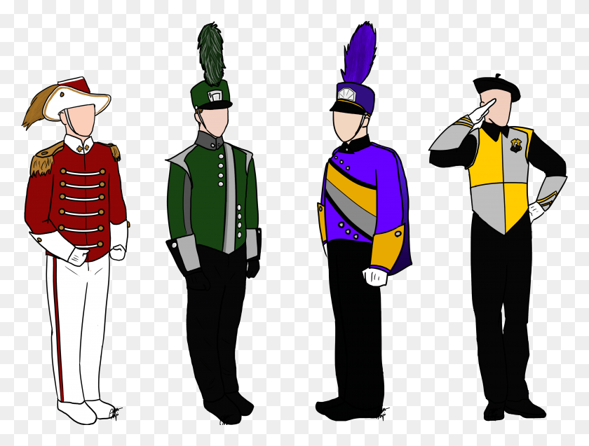 4053x2999 Choosing The Right Hat For A Marching Band Uniform Hogwarts Marching Band, Military Uniform, Military, Person HD PNG Download