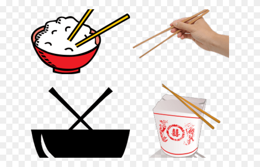 640x480 Chopsticks Clipart Chinese Chopstick Fried Rice Clip Art, Person, Human, Bowl HD PNG Download