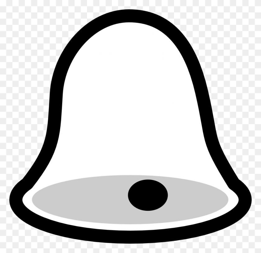 999x968 Chovynz Bell Icon Black White Line Art 999px 47 Free Line Art Christmas Bell Black And White, Lamp, Jar, Baseball Cap HD PNG Download
