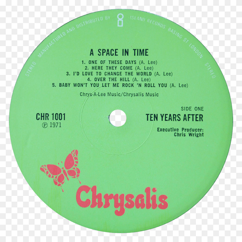 1000x1001 Chr 1001 Ten Years After Label Circle, Disk, Dvd HD PNG Download
