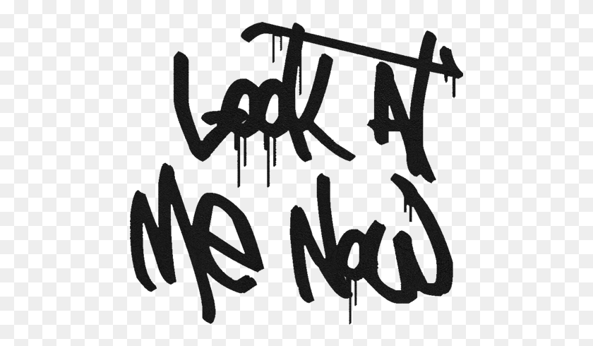 473x430 Chris Brown Look At Me Now Album Cover, Text, Calligraphy, Handwriting HD PNG Download