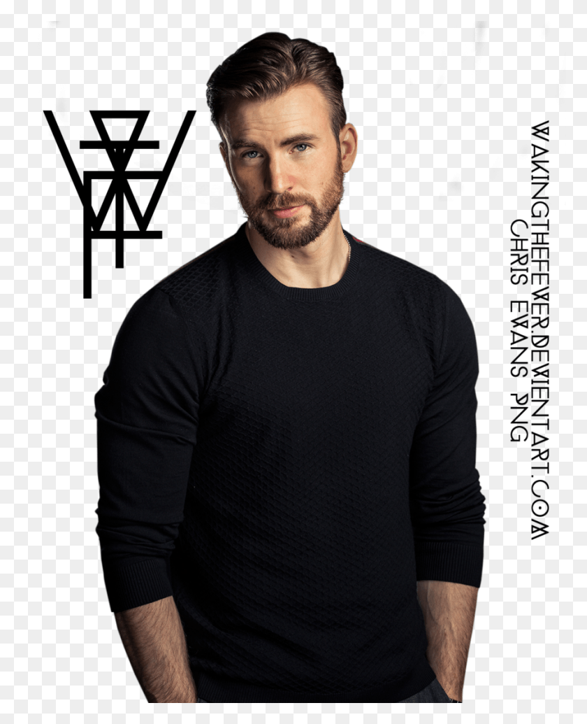 900x1125 Chris Evans Picture Chris Evans In A Black Shirt, Sleeve, Clothing, Apparel HD PNG Download