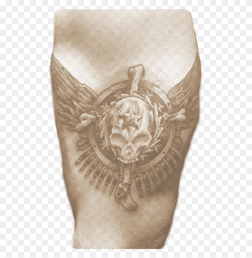 515x801 Chris Jericho Hand Tattoo Tattoos Wwe, Skin, Back, Emblem HD PNG Download