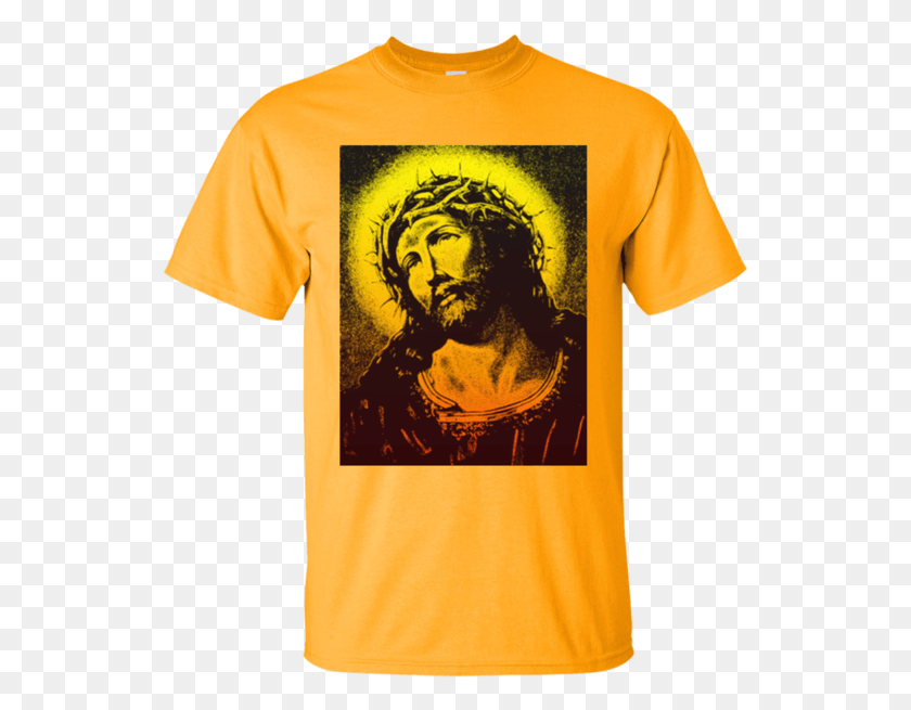 541x595 Christ Crown Of Thorns T Shirt Shirt, Clothing, Apparel, T-shirt HD PNG Download