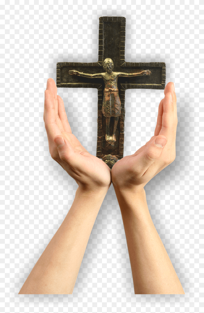 813x1276 Christ Jesus, Cross, Symbol, Person HD PNG Download