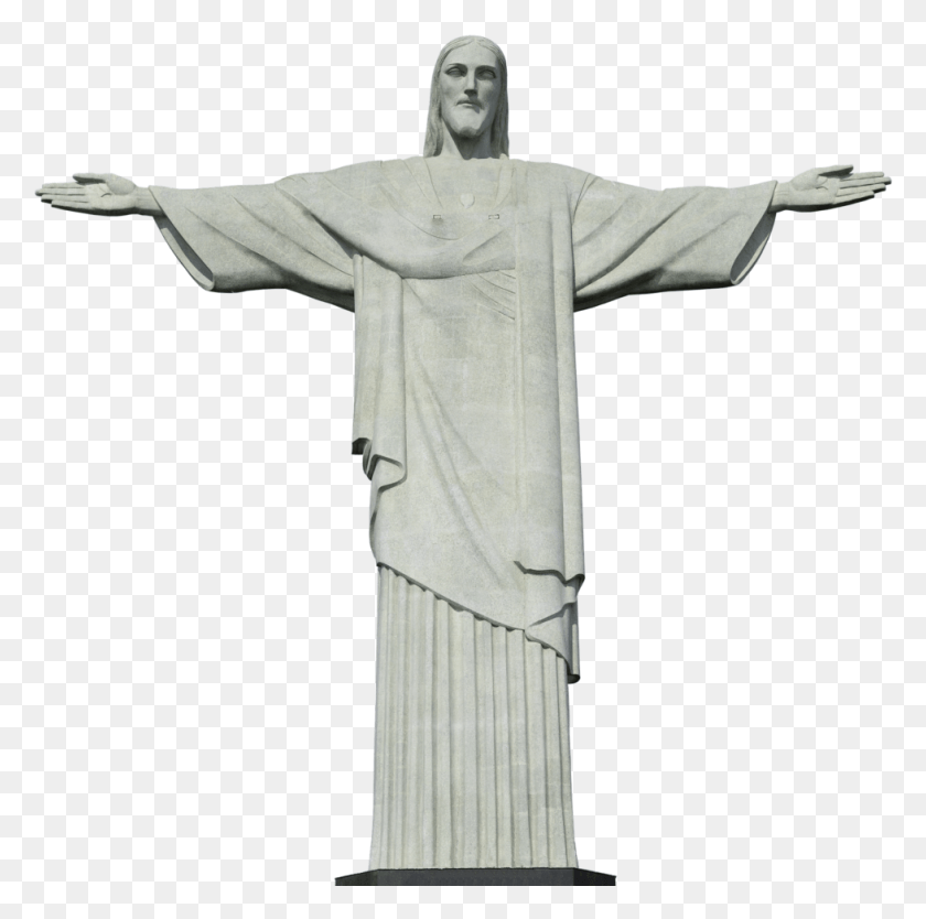 978x971 Христос-Искупитель, Статуя, Скульптура Hd Png Скачать