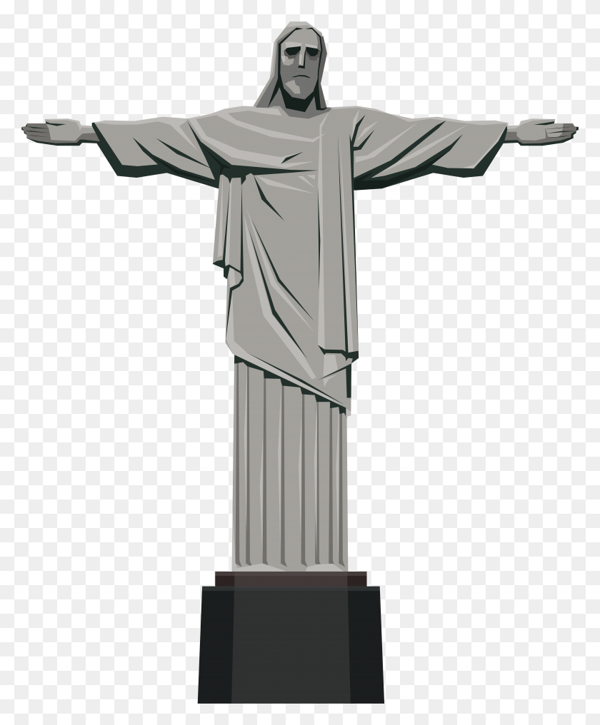 6469x7934 Статуя Христа-Искупителя Картинки, Крест, Символ, Человек Hd Png Скачать