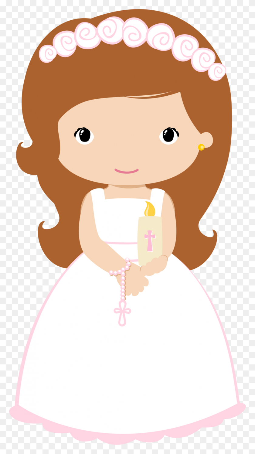 1043x1920 Christening First Communion Banner First Holy Communion First Communion Girl Clipart, Food, Head, Snowman HD PNG Download