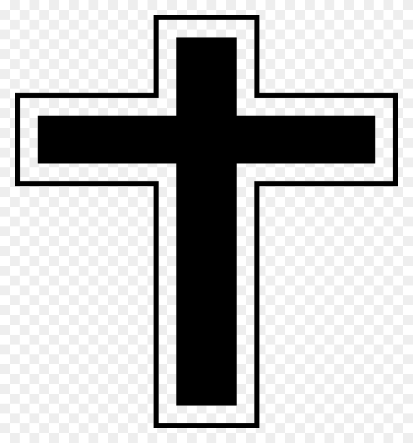 910x980 Christian Cross Comments Cruz Negra, Cross, Symbol, Crucifix HD PNG Download