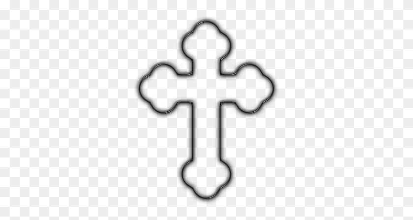 299x387 Christian Cross Religious Clip Art Small Cross, Symbol, Crucifix HD PNG Download