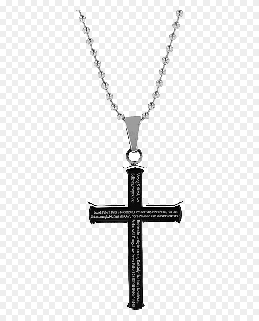 357x980 Christian Cross Transparent Background Coolest Cross Necklace, Symbol, Crucifix, Jewelry HD PNG Download