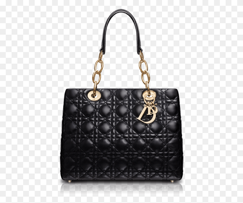 442x642 Christian Dior Cannage Soft Tote Black With Champagne Serenay Sarikaya New Style, Accessories, Accessory, Handbag HD PNG Download