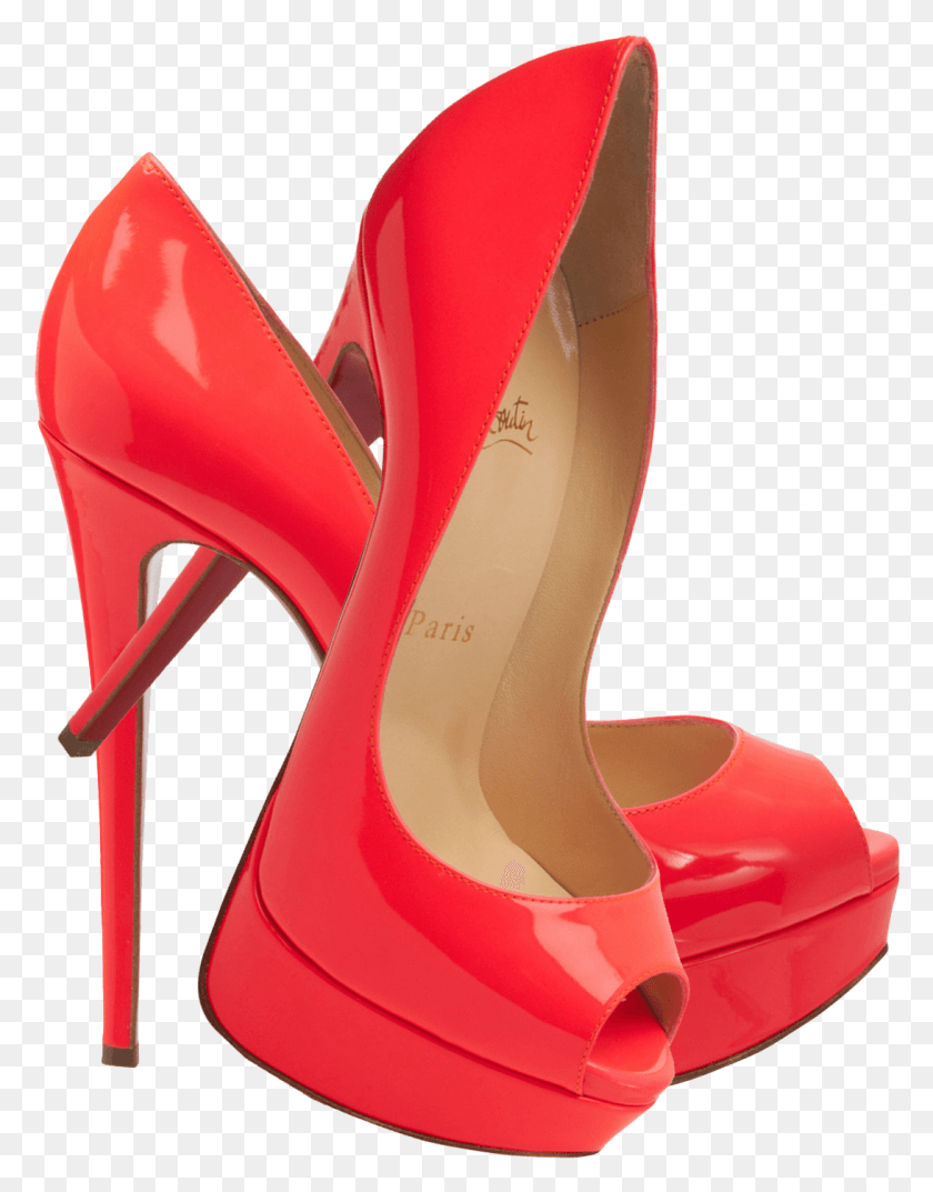 1091x1418 Christian Louboutin Flourescent Pink Lady Bombas, Ropa, Vestimenta, Calzado Hd Png