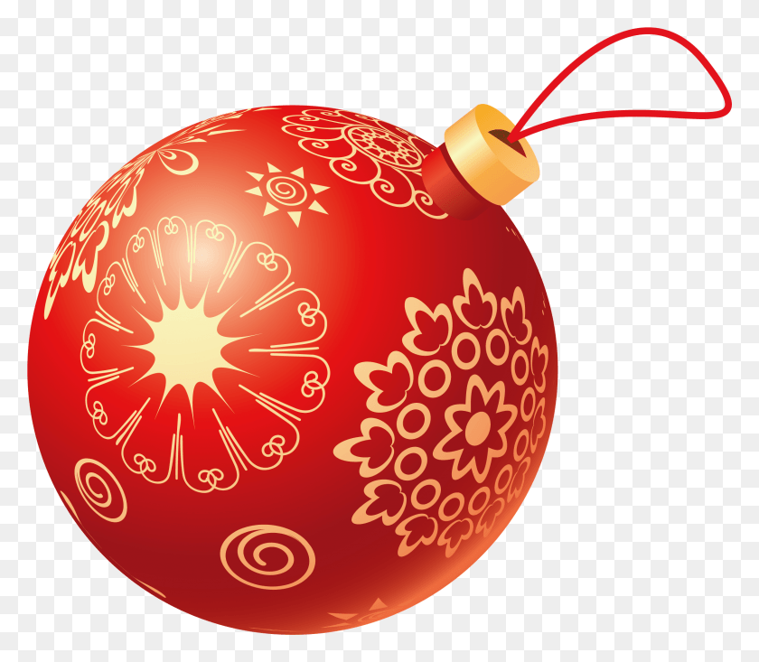 2255x1948 Christmas Ball Christmas Ball Transparent, Ornament, Ball, Tree HD PNG Download