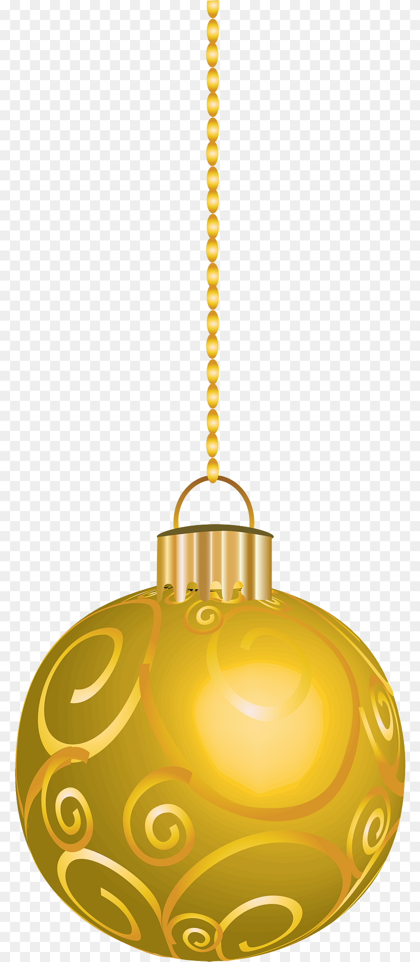 Christmas Ball Lamp, Lighting, Accessories, Gold Clipart PNG